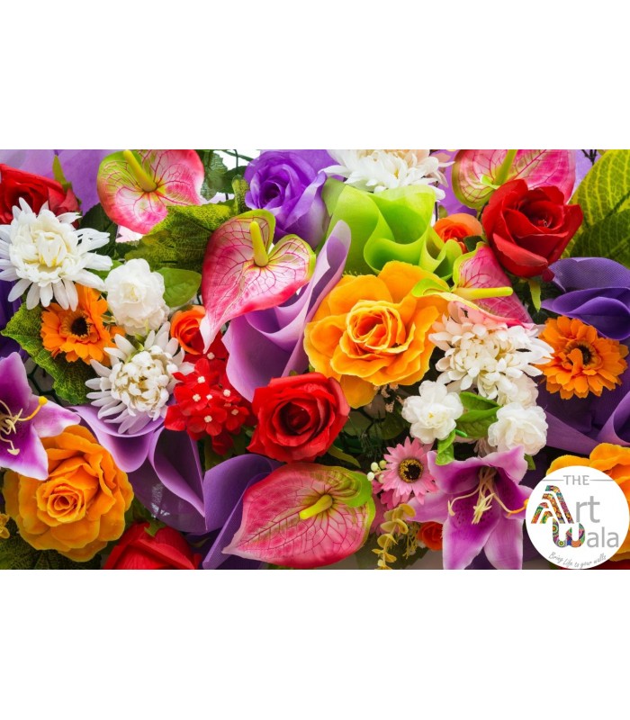 پوستر دیواری گل طبیعی - کد: HD 7201027