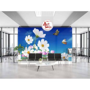 پوستر دیواری گل طبیعی کد: AW 12359