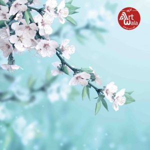 پوستر دیواری گل طبیعی کد: AW 13983