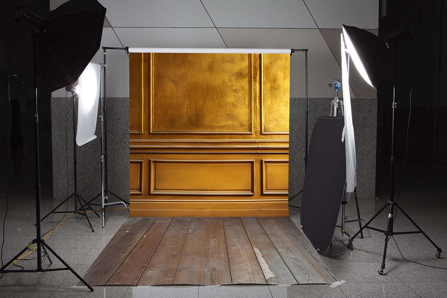 بکدراپ پارچه ای طرح گچبری
