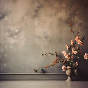 بکدراپ پارچه ای طرح گل