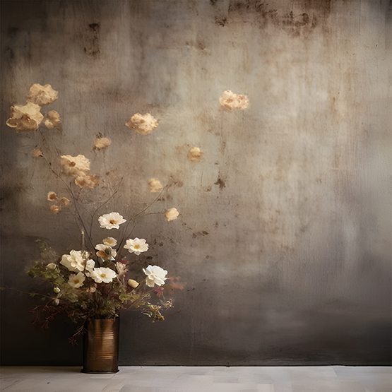 بکدراپ پارچه ای طرح گل
