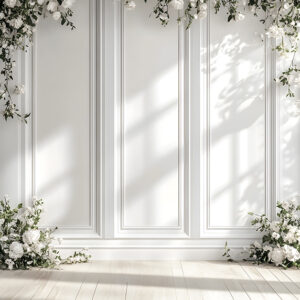 بکدراپ پارچه ای طرح گل