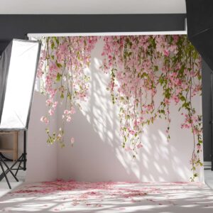 بکدراپ پارچه ای طرح گل