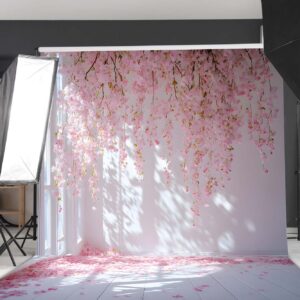 بکدراپ پارچه ای طرح گل