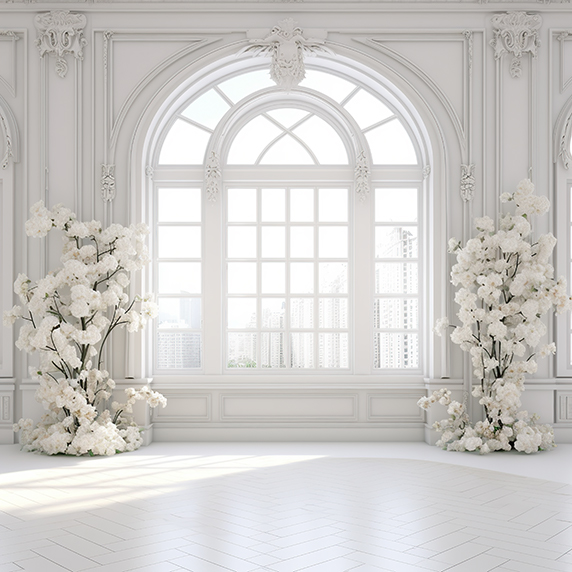 بکدراپ پارچه ای طرح گچبری