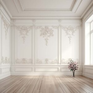 بکدراپ پارچه ای طرح گچبری