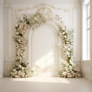 بکدراپ پارچه ای طرح گچبری