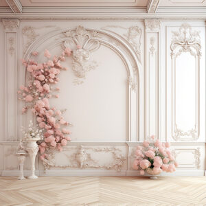 بکدراپ پارچه ای طرح گچبری