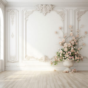 بکدراپ پارچه ای طرح گچبری