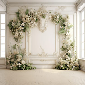 بکدراپ پارچه ای طرح گچبری