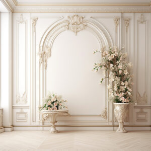 بکدراپ پارچه ای طرح گچبری