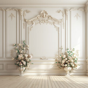 بکدراپ پارچه ای طرح گچبری