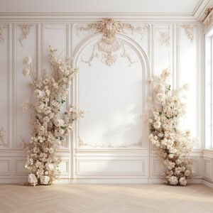 بکدراپ پارچه ای طرح گچبری