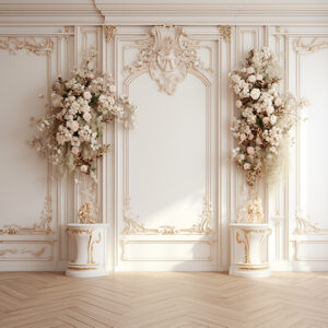 بکدراپ پارچه ای طرح گچبری