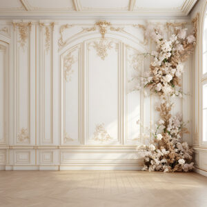 بکدراپ پارچه ای طرح گچبری