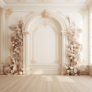 بکدراپ پارچه ای طرح گچبری