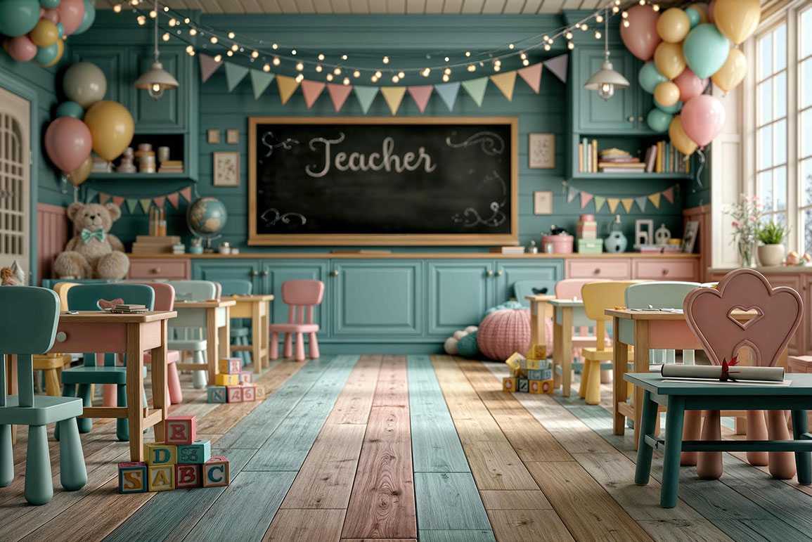 بک دراپ عکاسی مدرسه